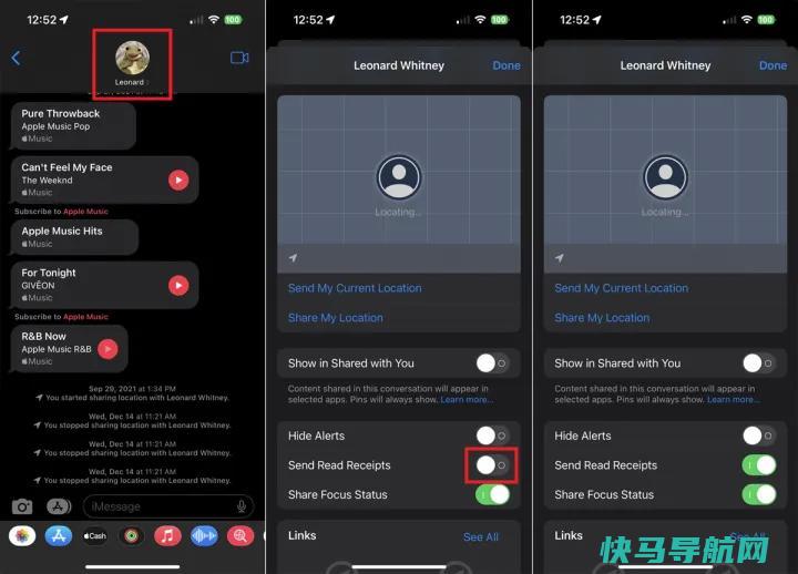 文章:《回答之前：如何打开和关闭Apple iMessage阅读回执》_配图6