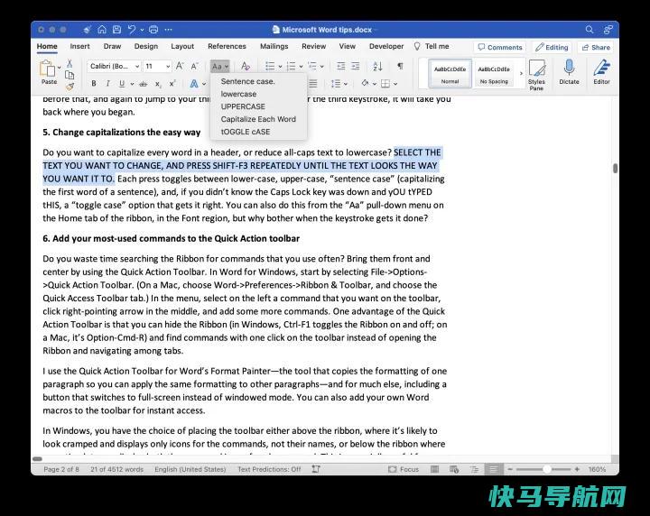 文章:《让您的生活更轻松的24个Microsoft Word小贴士》_配图4