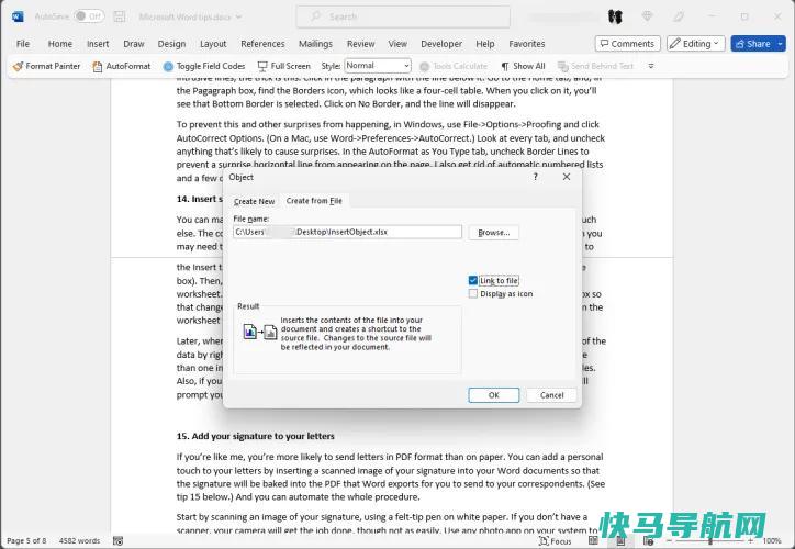 文章:《让您的生活更轻松的24个Microsoft Word小贴士》_配图12