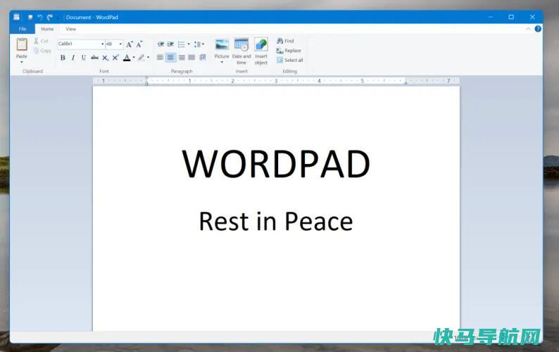 RIP Microsoft WordPad，自Windows 95以来一直是PC的支柱